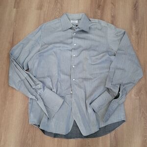 Fray for Neiman Marcus Light Gray Dress Shirt 16.5